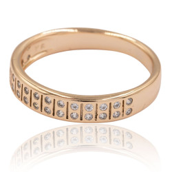 Pierścionek Xuping pozłacany 18k - MF28287