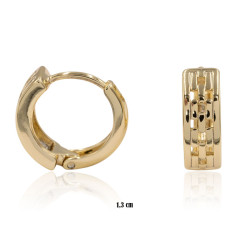 Kolczyki Xuping pozłacane 14k - MF29118