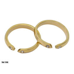 Pierścionek Xuping Stal 316L - MF29221