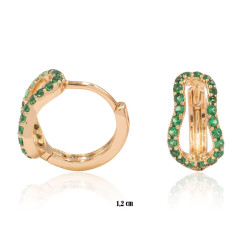 Kolczyki Xuping pozłacane 18k - MF29209-1