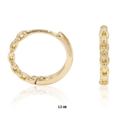 Kolczyki Xuping pozłacane 14k - MF29366-2