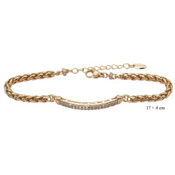 Bransoletka Xuping pozłacana 18k - MF29612