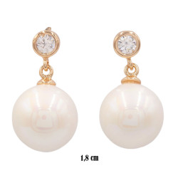 Kolczyki Xuping pozłacane 18k - MF33319