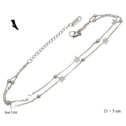 Bransoletka na kostkę Stal 316L - MF35620