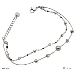 Bransoletka Xuping Stal 316L - MF35045
