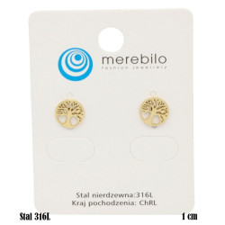 Kolczyki Merebilo Stal 316L - MF32537-G