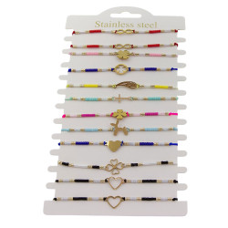 Zestaw bransoletek Stal 316L - MF32820