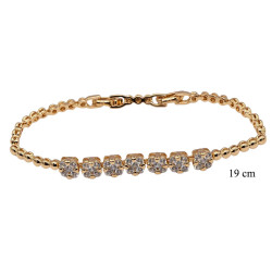 Bransoletka Xuping pozłacana 18k - MF35950-2