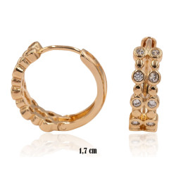 Kolczyki Xuping pozłacane 18k - MF35802