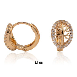 Kolczyki Xuping pozłacane 18k - MF35783