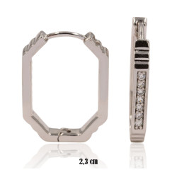 Kolczyki Xuping rodowane - MF35805