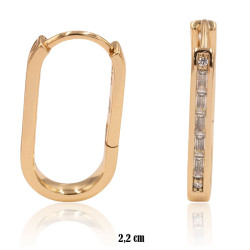 Kolczyki Xuping pozłacane 18k - MF35771