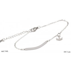 Bransoletka stal 316L - FM2066D