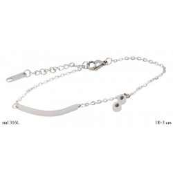 Bransoletka stal 316L - FM2066F
