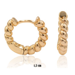 Kolczyki Xuping pozłacane 18k - MF35780