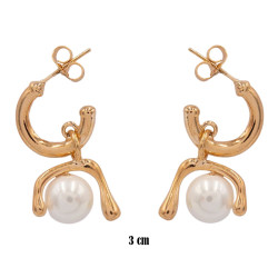 Kolczyki Xuping pozłacane 18k - MF5305