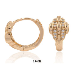 Kolczyki Xuping pozłacane 18k - MF35836