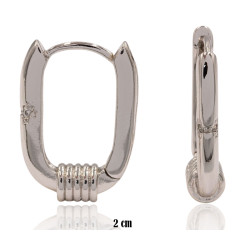 Kolczyki Xuping rodowane - MF35810