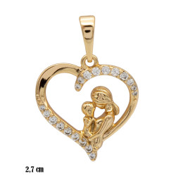 Przywieszka Xuping pozłacana 18k - MF36206