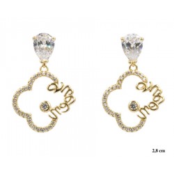 Kolczyki Xuping pozłacane 18k - MF8120