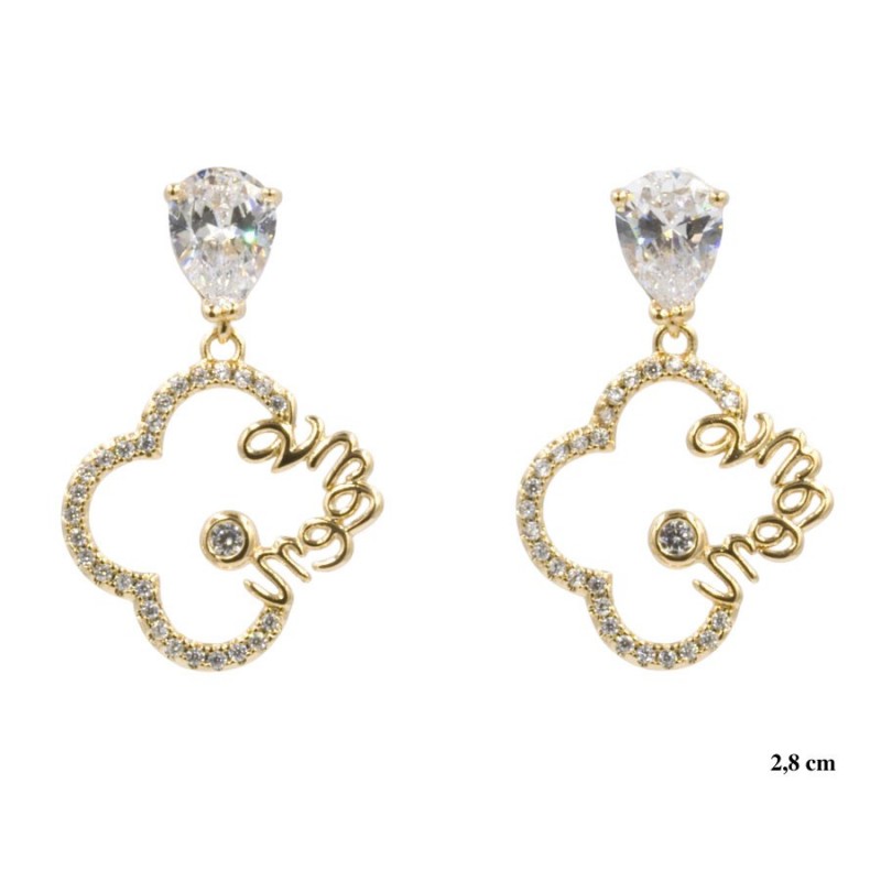 Kolczyki Xuping pozłacane 18k - MF8120