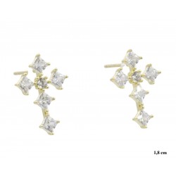 Kolczyki Xuping pozłacane 14k - MF8024