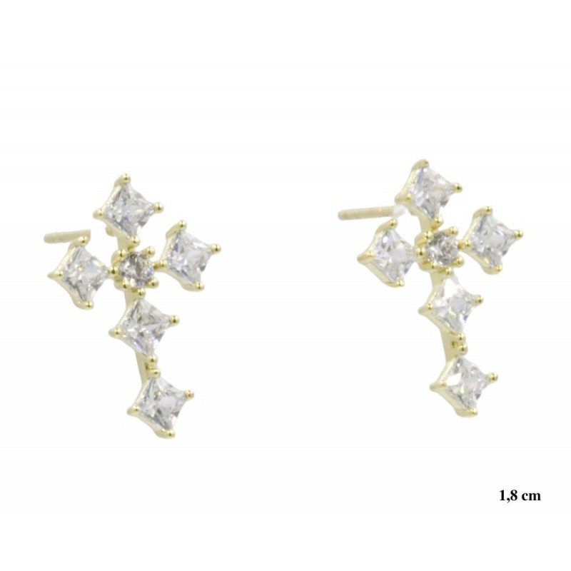 Kolczyki Xuping pozłacane 14k - MF8024