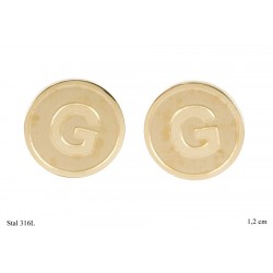 Kolczyki Xuping 14k Stal 316L - MF9098