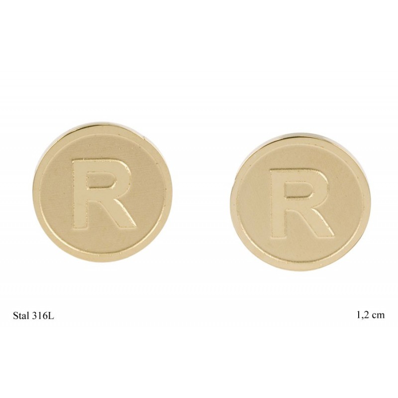 Kolczyki Xuping 14k Stal 316L - MF9099
