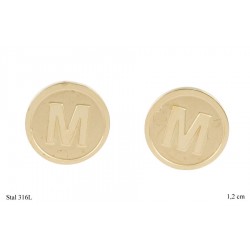 Kolczyki Xuping 14k Stal 316L - MF9104