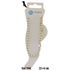 Bransoletka Merebilo na kostkę Stal 316L - MF32636G-3