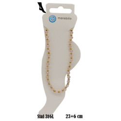Bransoletka Merebilo na kostkę Stal 316L - MF32636G-2