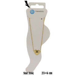 Bransoletka Merebilo na kostkę Stal 316L - MF32555-G
