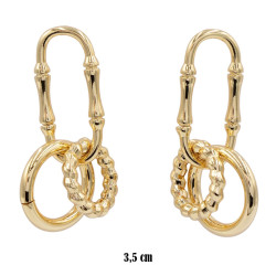 Kolczyki Xuping pozłacane 18k - MF37141