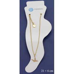Bransoletka na kostkę Merebilo Stal 316L - MF30665G-1