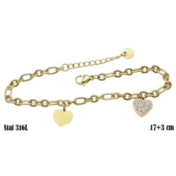 Bransoletka Xuping Stal 316L - MF33106-AP