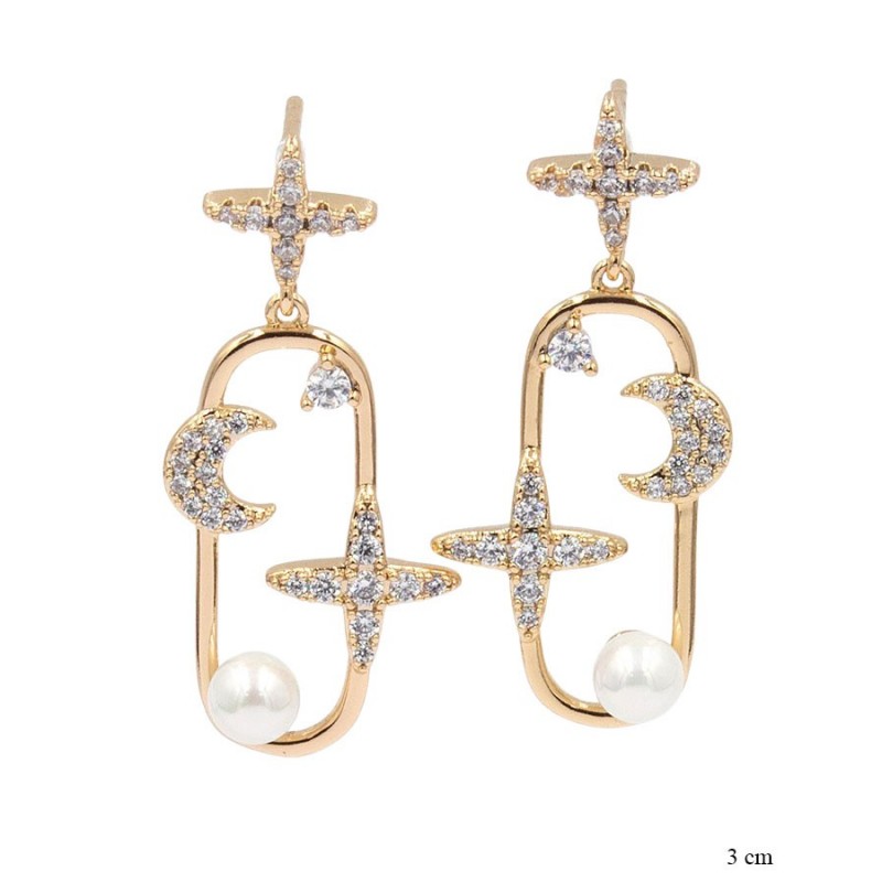 Kolczyki Xuping pozłacane 18k - MF11760