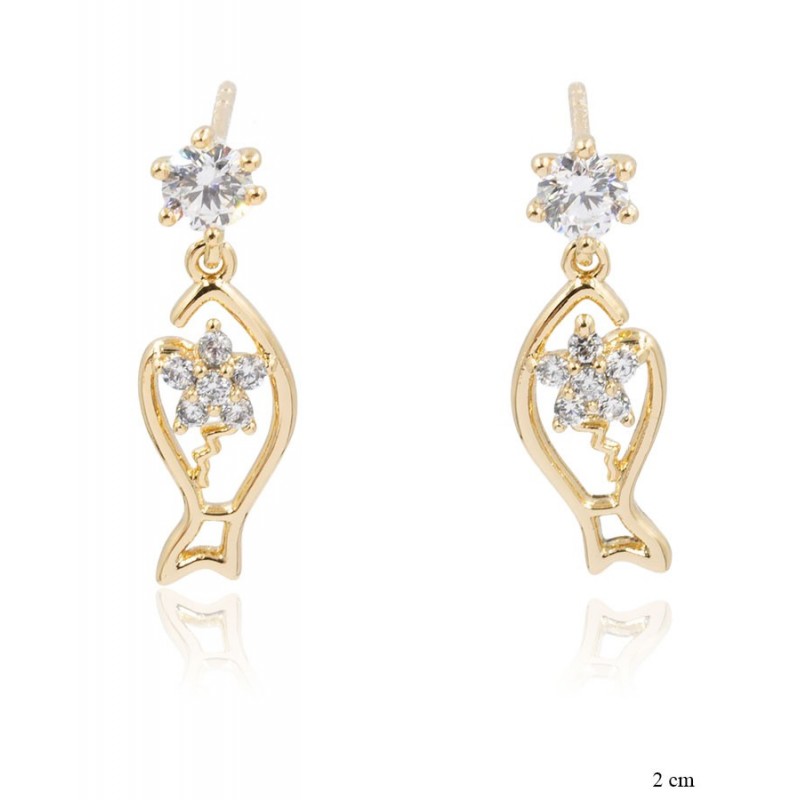 Kolczyki Xuping pozłacane 18k - MF11561