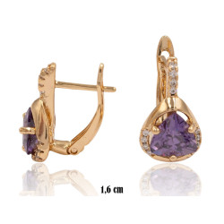 Kolczyki Xuping pozłacane 18k - MF36289