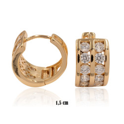 Kolczyki Xuping pozłacane 18k - MF36232