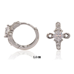 Kolczyki Xuping rodowane - MF9672