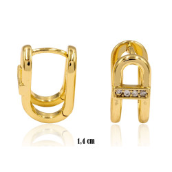 Kolczyki Xuping pozłacane 14k - MF36277