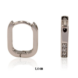 Kolczyki Xuping rodowane - MF36284