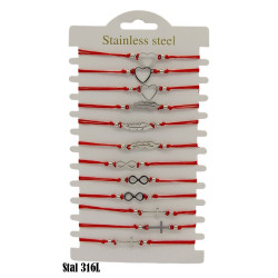 Zestaw bransoletek Stal 316L - MF32796-1