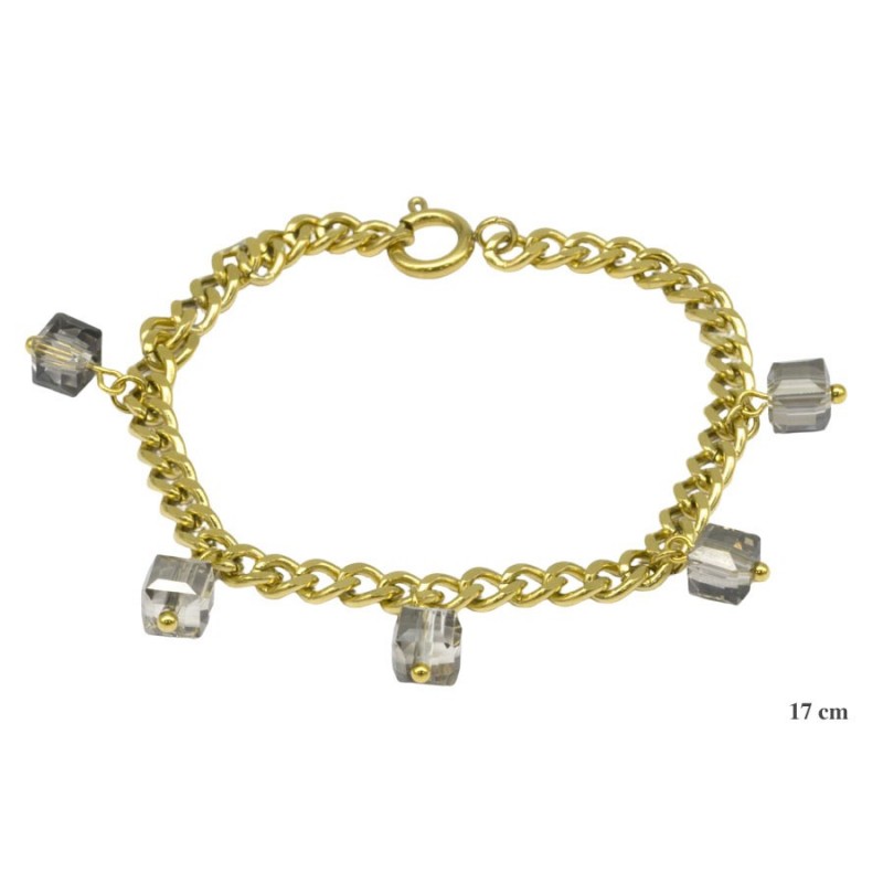 Bransoletka ze stali chirurgicznej Xuping 14k - MF7771