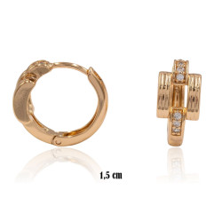 Kolczyki Xuping pozłacane 18k - MF36455