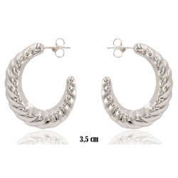 Kolczyki Xuping rodowane - MF36384