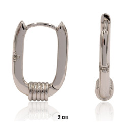 Kolczyki Xuping rodowane - MF36417