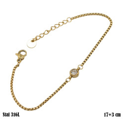 Bransoletka Xuping Stal 316L - MF38393