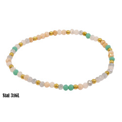 Bransoletka Stal 316L - MF37338-1
